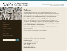 Tablet Screenshot of patristics.org
